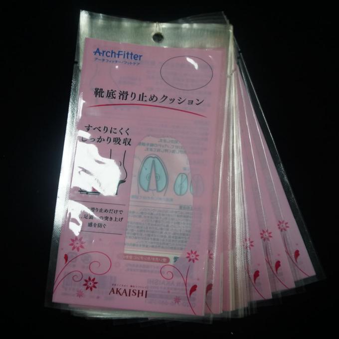 Подгонянная сумка пластиковой упаковки заголовка opp ясная с отверстием для воздуха вида для упаковки канцелярских принадлежностей