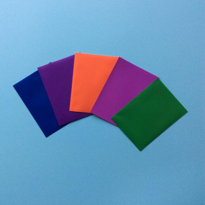 Подгонянный высококачественный красочный фронт ясные PP назад красит замороженные небольшие пластиковые рукави карты