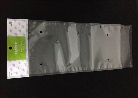 CPP напечатало сумки заголовка, сумки OEM само- герметизируя с отверстиями вида